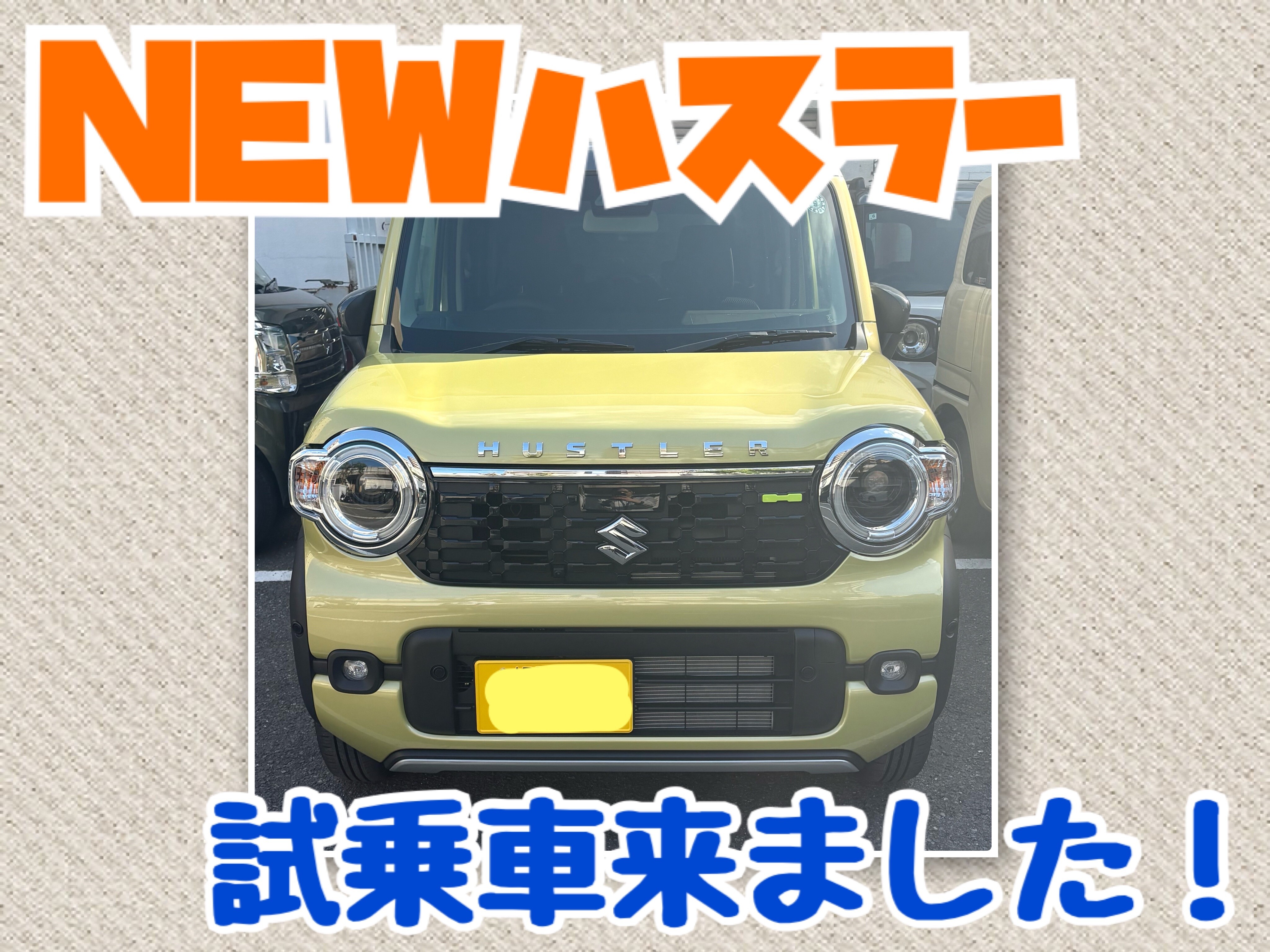 要現車確認　福岡　ハスラー　黒　ブラック　車検2027年10月29日　コスパ◎ ハスラー試乗車来ました！！｜その他｜お店ブログ｜株式会社スズキ自販